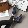 Sandálias de Boca de Peixe Estilo Novo Europeu e Americano para Mulheres, Sapatos de Tamanho Grande, Solas Macias de Borracha para Todas as Estações, Sapatos Femininos, Sandálias Femininas com Zíper Lateral