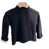 Suéter básico de cuello alto medio para niños con forro polar, estilo coreano de otoño e invierno, estilo occidental, para hombre y mujer, bebé, top interior de terciopelo de una pieza, moda