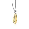 Venta al por mayor de joyería transfronteriza, Colgante de acero inoxidable estilo pareja Cadena para suéter, Joyería de collar de acero inoxidable a la moda para hombres y mujeres