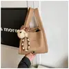 Bolsa Pequena Texturizada Transfronteiriça para Mulheres, Novo Conjunto de Duas Peças para o Dia a Dia, Bolsa de Ombro Cruzada, Nova Bolsa de Mão, Bolsa Tote Pequena, Bolsa Saco