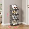Zapatero Hogar Entrada Simple Dormitorio Dormitorio Interior Estante de Almacenamiento Multicapa Pasillo Zapatero Vertical Almacenamiento Artefacto
