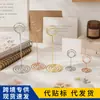 Fornecimento exclusivo transfronteiriço: Suportes de mesa com número em metal com bases redondas e espirais, adequados para cartões de mesa de casamento e banquete e expositores de fotos