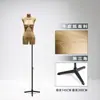 Nuevo maniquí femenino de papel kraft estilo coreano para escaparates de tiendas de ropa, maniquí de medio cuerpo diseñado específicamente para exhibir ropa de mujer