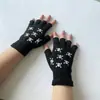 Guantes de Calavera que Brillan en la Oscuridad de Halloween Amazon Guantes Fluorescentes de Medio Dedo