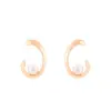 Aretes de Perla para Mujer al por Mayor Moda Europea y Americana Exagerados Pendientes de Gama Alta Geométricos Irregulares Flor Corazón Pendientes para Mujer