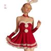 Kamei Menina da Neve Uniforme Sexy Roupão de Batalha de Natal Roupa de Bola Fofa Vestido Doce de Menina Slim Fit 1915