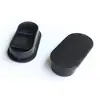 Tampões de Plástico para Tubos Ovais, Tampões de Plástico Oval para Tubos Ovais, Capas para Pés de Mesas e Cadeiras, Tampões Especiais Revestidos de Plástico para Tubos de Aço e Tubos Ovais