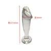 Serie de Tapones Anales de Vidrio, Bolas Anales, Varilla Masajeadora de Cristal con Forma Especial, Dispositivo Anal de Masturbación para Entrenamiento SM, Juguetes Sexuales