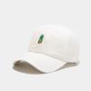 Gorra de Béisbol Suave Bordada con Piña Pequeña de Fruta Estilo Coreano Nueva Gorra Sombrilla para Cara Estudiante de Primaria Pareja Hombres y Mujeres