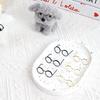 Mini marco de gafas con barra giratoria para muñeca cachorro, material de bricolaje especial para muñecas, accesorios de decoración, gatito conejito