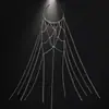 Nova Tiara de Cabelo com Corrente e Franjas de Rede Estilo Ins Acessórios de Cabelo Versáteis Headwear para Mulheres Tiara