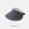 Gorra de sol de ala ancha para verano para mujer para ciclismo anti-ultravioleta sombrero para el sol visera 14cm