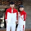 Ropa de pareja Traje deportivo Primavera y Verano 2025 Sudadera de moda Ropa deportiva de manga corta para hombre y mujer Tallas grandes Conjunto de dos piezas de tres piezas