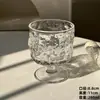 Copa Embozada de Diseño para Uso Doméstico, Taza de Café de Vidrio, Vaso para Jugo, Vaso para Agua Mineral, Vaso para Bebidas