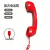 Fone de Ouvido com Microfone para Celular Tipo-C Receptor Estilo Telefone Antigo Fone de Ouvido Porta C Microfone Universal