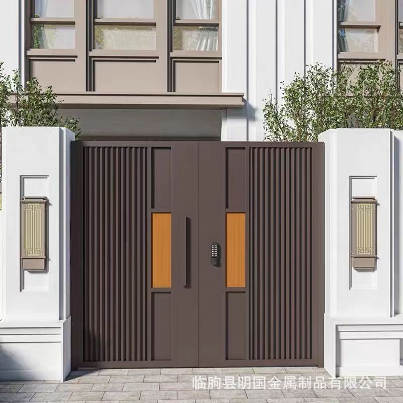 简约现代庭院门