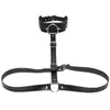 Oye Cinturón de Cintura Choker Arneses de Restricción Collar Estilo Harajuku Europeo y Americano Cuero de PU Rock Hip-Hop Nightclub Performance Uno
