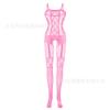 Amostra sexy sexy transparente oco malha meias estilingue um- peça malha apertado requintado jacquard comércio exterior w222