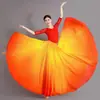 Saia Larga de Balanço para Dança Clássica Saia Longa de Meio Comprimento para Prática de Dança Moderna Saia de Gaze Elegante para Performance de Dança Quadrada de Xinjiang para Adultos