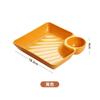 Plato para dumplings antibacteriano estilo japonés con plato para salsa Plato para sushi pollo frito papas fritas hogar creativo lujo ligero plato para niños