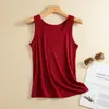 Camisola de modal para mujer, primavera y verano, fina, corte ajustado, versátil, camiseta básica, canalé, máscara, top individual adelgazante