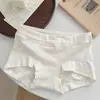 Calzoncillos tipo bóxer de estilo nuevo para niñas, algodón puro, talla grande, cómodos, transpirables, finos para verano, de cintura media, sencillos, que cubren las caderas, Calzoncillos tipo bóxer para mujer
