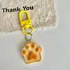 Chaveiro de Biscoito Urso de Amor Desenho Animado Coração Doce Feminino Pingente de Mochila Escolar Presente para Melhor Amigo Ornamento Pendurado Rosa