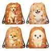 Wf076 Sacola Não Tecida Tema Cachorro Pet Sacola Promocional de Presente Shiba Inu Husky Pacote Decorativo de Armazenamento Bolso