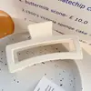 Pinza para el Pelo de Flor para Cabello Grueso en la Parte Trasera de la Cabeza, Pinza para el Pelo de Lazo Linda y Sencilla, Tamaño Grande para Mujeres, Popular Pinza de Tiburón de Acrílico