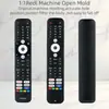 Funda Protectora de Silicona Adecuada para Control Remoto de TV Haier Htr-U32G, Hueca, Engrosada, Anti-Caídas, Funda Protectora Luminosa