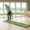 Alfombra de Piso Simple de Terciopelo de Cristal para Interior, Esterilla de Práctica de Putting de Golf, Mini Esterilla de Bolas para Oficina en Casa, Antideslizante, Resistente al Desgaste