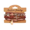 Pulsera Bohemio Europea y Americana Transfronteriza Colgante de Mariposa Amor Concha Pulsera de Cuentas Multicapa Venta al por Mayor de Cuentas