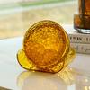 Borda de prata Ripple Fruit Plate Household Living Room Plate Prato de frutas Phnom Penh Bolo de sobremesa transparente Osso cuspindo talheres