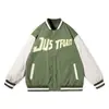 Jaqueta baseball da moda para homens, primavera, outono, inverno 2022, com forro de fleece, tamanho grande, corte solto, jaqueta casual para homens, peça externa da moda