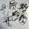 Estilo Ins Transfronterizo Cara Pequeña Acrílico Decoración de Pastel Mujer Normcore Arte Facial Decoración Lateral de Pastel