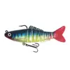 Venta al por mayor de fábrica señuelo segmentado anzuelo doble envoltura suave plomo señuelo de pesca 9cm18g Señuelo Suave Señuelo de Pesca para Exteriores