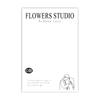 Papel de regalo de flores simple y popular en Internet, papel kraft grueso impermeable, material de envoltura de arte de flores frescas, papel de arte inglés