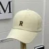 Gorra coreana de primavera para mujer, gorra informal en forma de R para parejas, gorra de béisbol para hombre, a la moda de verano, combina con todo, para exteriores
