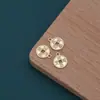 Liga Eletroforese Alta Retenção de Cor Moeda de Cobre Pequena DIY Estilo Antigo Hanfu Cheongsam Grampo de Cabelo Pingente de Borla Material