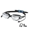 Gafas de Natación HD para Adultos Transfronterizas Impermeables Antivaho Galvanizadas Gafas de Natación Gafas para Hombres y Mujeres de Silicona Gafas de Natación de Competición