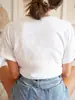 Tamanho Europeu Transfronteiriço Top de Moda Feminina de Verão com Estampa Vibrante de Pássaro Gola Redonda Manga Curta Camiseta Casual