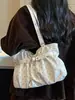 Nova bolsa tote de bolinhas Yuezhi 2026 outono inicial, grande capacidade, versátil, de mão, bolsa de ombro, bolsa de trabalho moderna e popular