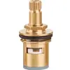 Núcleo de Válvula Totalmente Cobre para Torneira Universal Torneira de Água Fria Única Núcleo de Torneira de Abertura Rápida Acessórios de Interruptor de Reparo para Torneira de Máquina de Lavar Válvula Angular