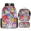Popular Mochila de Comercio Exterior de Dibujos Animados Sonic para Estudiante de Escuela Primaria Mochila de Tendencia Transfronteriza Bolso Escolar Europeo y Americano