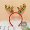 Diademas y Pasadores Decorativos Navideños Transfronterizos Temática de Muñeco de Nieve Navideño con Astas Diademas con Astas Disfraces Festivos Infantiles Diademas con Astas