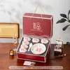 Conjunto criativo de louças de cerâmica para presente, um conjunto completo de lembrancinhas práticas para reuniões anuais e team building, adequado para presentear clientes