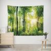 Nuevos Tapices de la Serie Bosque Europeo y Americano Tapices Manta de Pared Impresión Digital Escenario Cuadrado Tapices de Tela de Lijado