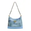 Bolso Pequeño con Empalme de Cadena Estilo Coreano para Mujer 2026 Verano Nueva Moda Retro Bolso de Axila Estilo Dumpling Bolso Cruzado de Moda