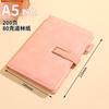 Caderno A5 Espessado com Fivela Bloco de Notas Ata de Reunião Caderno para Escritório Comercial Livro Personalizado Atacado Personalização