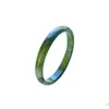 Pulsera de Ágata Verde Natural, Pulsera de Calcedonia Verde, Pulsera de Ágata Roja, Pulsera de Cristal, Joyería Sencilla para Mujer al por Mayor